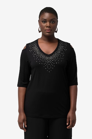 Ulla Popken - Camiseta en negro: frente