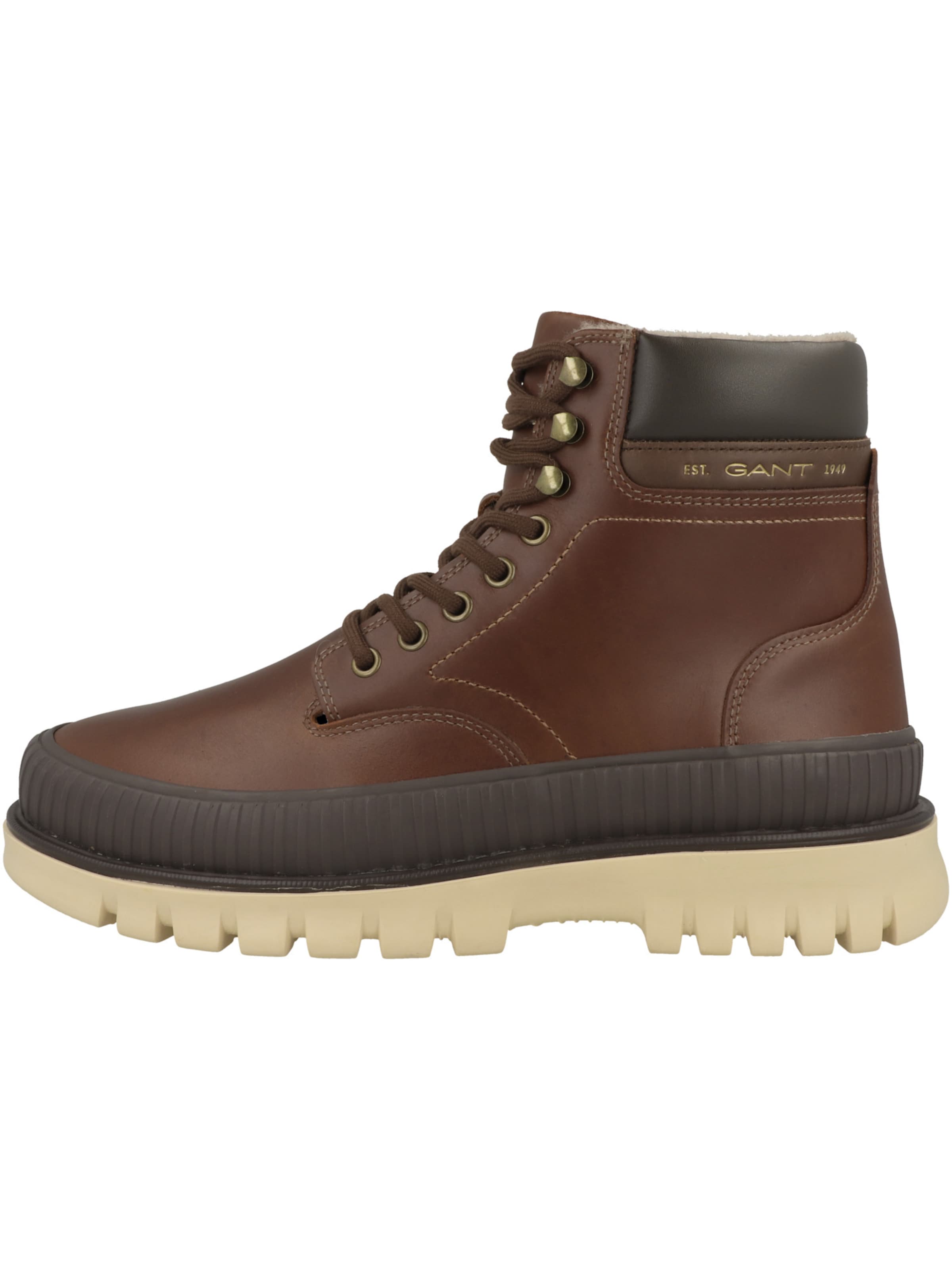 GANT - Botas com atacadores ' Nebrada ' em castanho: frente