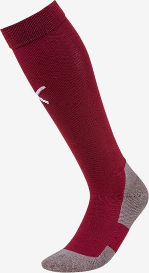 PUMA Soccer Socks 'Team Liga' in Grey / Red, Item view