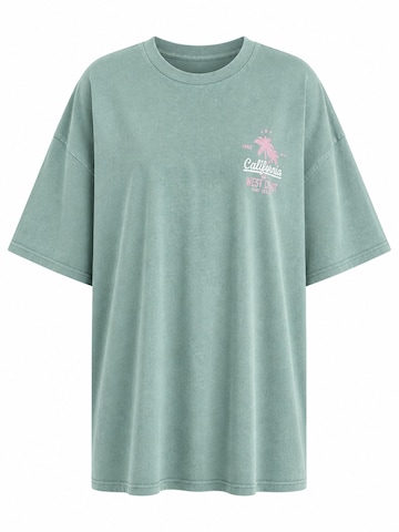 Worldclassca Oversizeshirt 'California'‌‌‌‌‌‌‌ in Grün