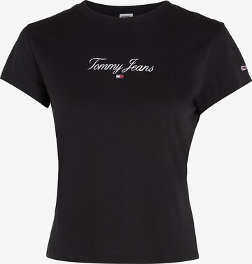 T-shirt Tommy Jeans en noir : devant