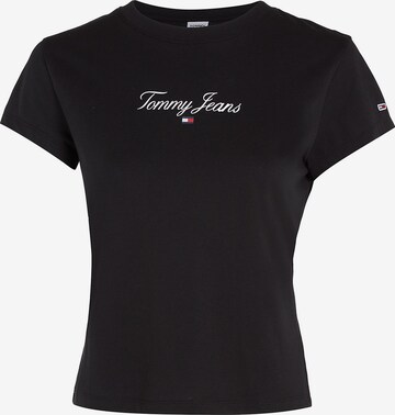 Tommy Jeans T-shirt i svart: framsida