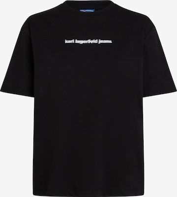KARL LAGERFELD JEANS - Camisa em preto: frente