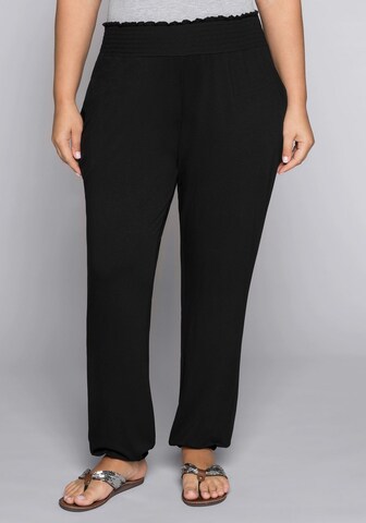 SHEEGO Loose fit Pants in Black: front