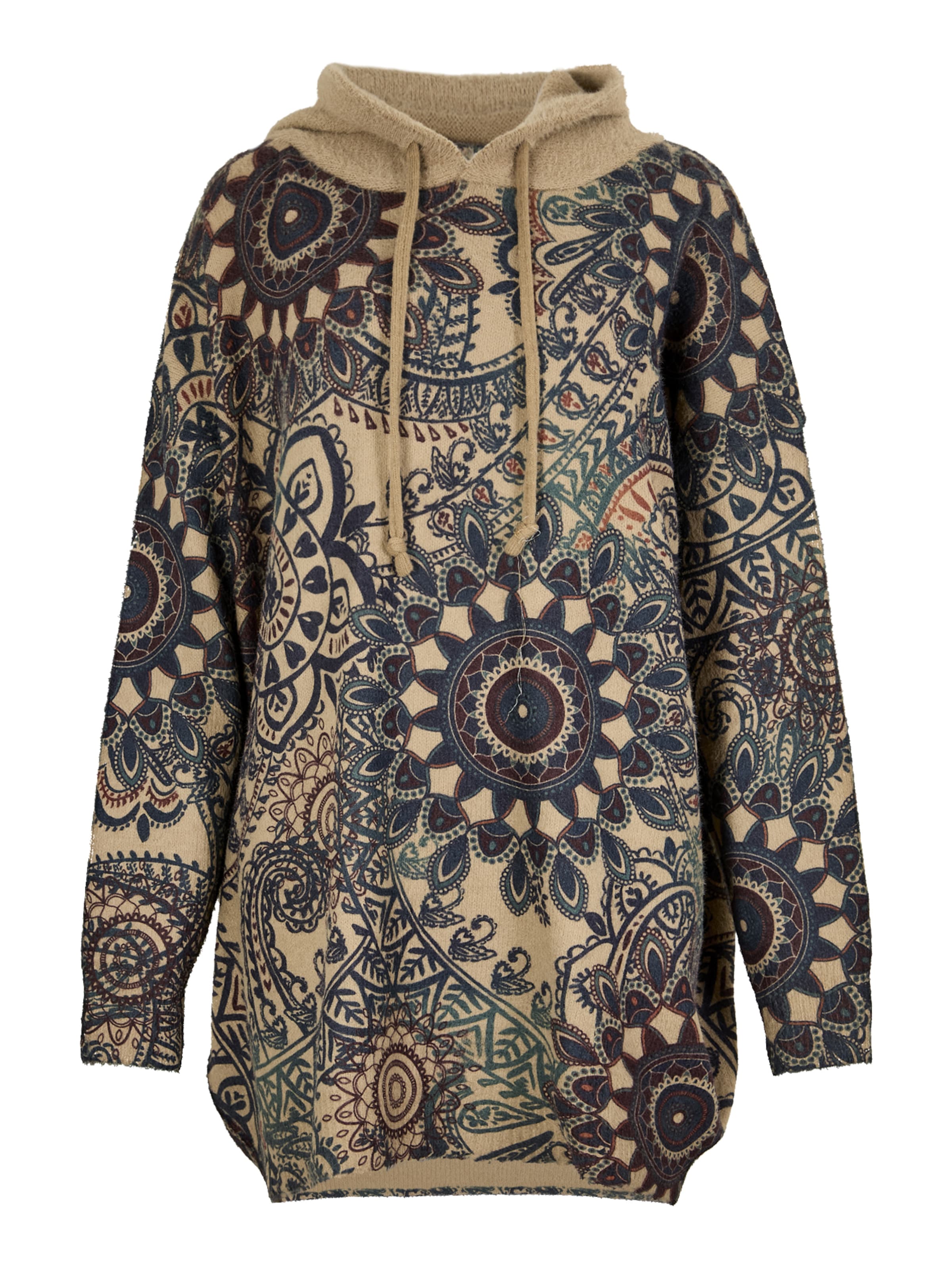 Apricot Sweatshirt 'Mandala ' in Mischfarben: Vorderseite