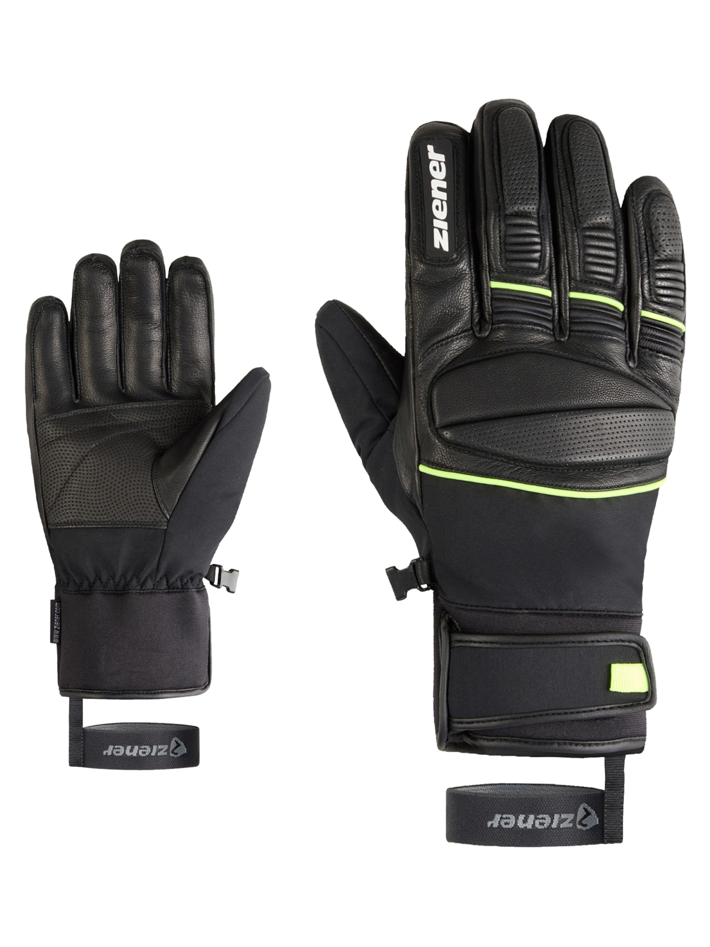 ZIENER Athletic Gloves 'Gomin' in Black: front