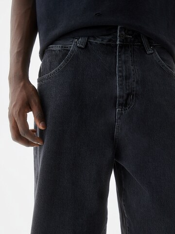 Loosefit Jean Pull&Bear en noir