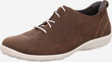 JOMOS Athletic Lace-Up Shoes in Brown: front