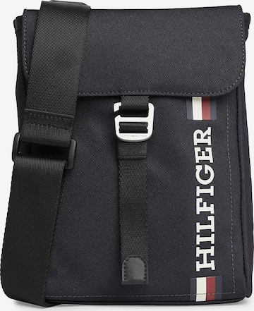 Borsa a tracolla di TOMMY HILFIGER in blu: frontale