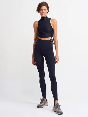 Skinny Leggings 'Gamaschen' Dilvin en bleu : devant