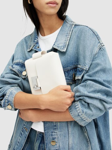 AllSaints - Bolso de hombro 'FRANKIE' en blanco