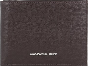 Porte-monnaies MANDARINA DUCK en marron : devant