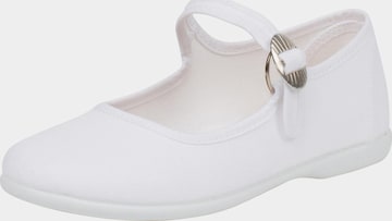 Ballerines Pisamonas en blanc : devant