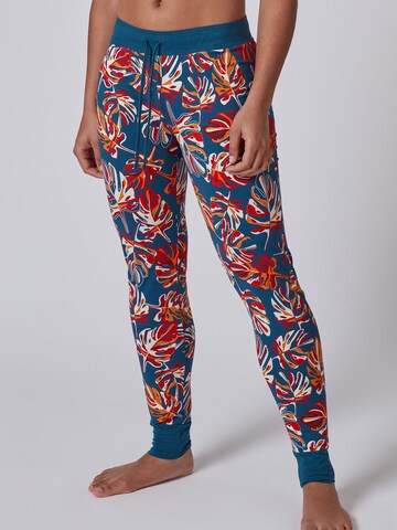 Skiny Pajama pants in Blue: front