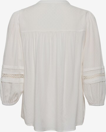 CULTURE - Blusa 'Dania' en blanco