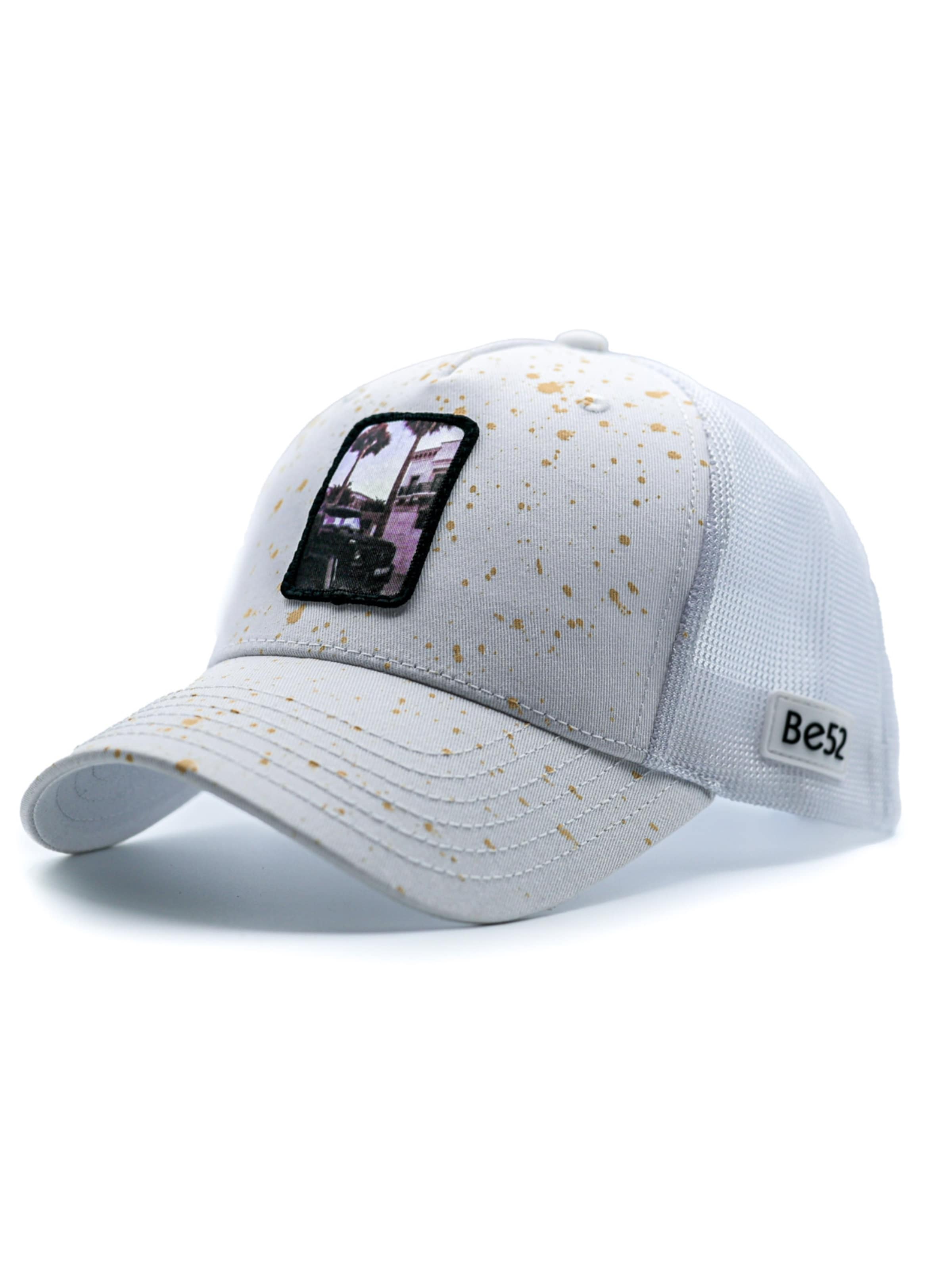 Be52 Cap 'Wagon premiumS' in Beige: Vorderseite