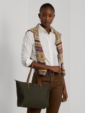 Cabas 'KEATON' Lauren Ralph Lauren en vert