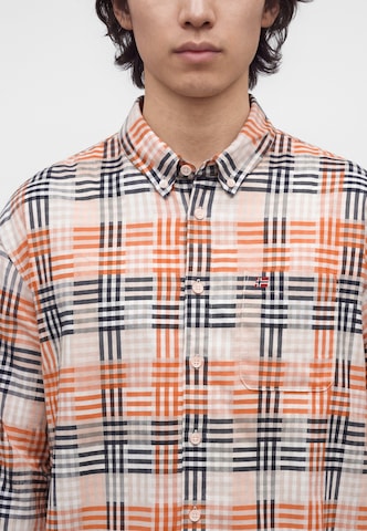 Regular fit Camicia 'EOS' di NAPAPIJRI in arancione: frontale