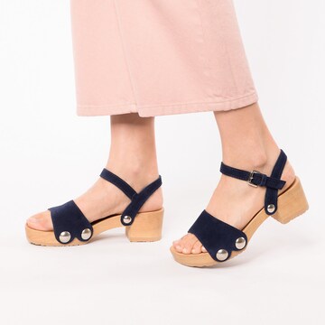 SOFTCLOX Sandale 'Penny' in Blau: Vorderseite