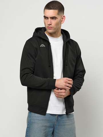 KAPPA Sweatshirt 'Truxo' i sort: forside