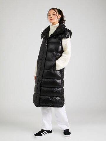 Gilet Blauer.USA en noir : devant