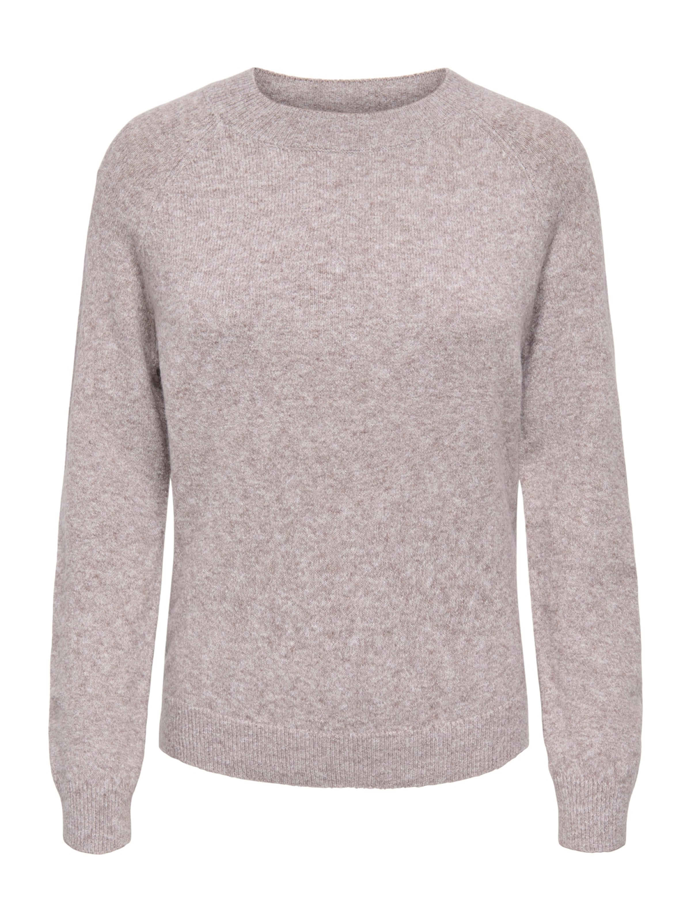 ONLY Пуловер 'ONLRICA' в кафяво: отпред