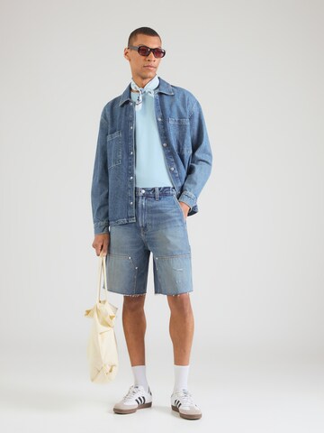 Abercrombie & FitchBaggy Traperice - plava boja