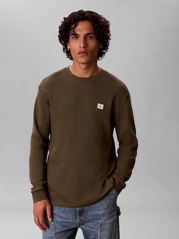 Calvin Klein Jeans Shirt in Green: front