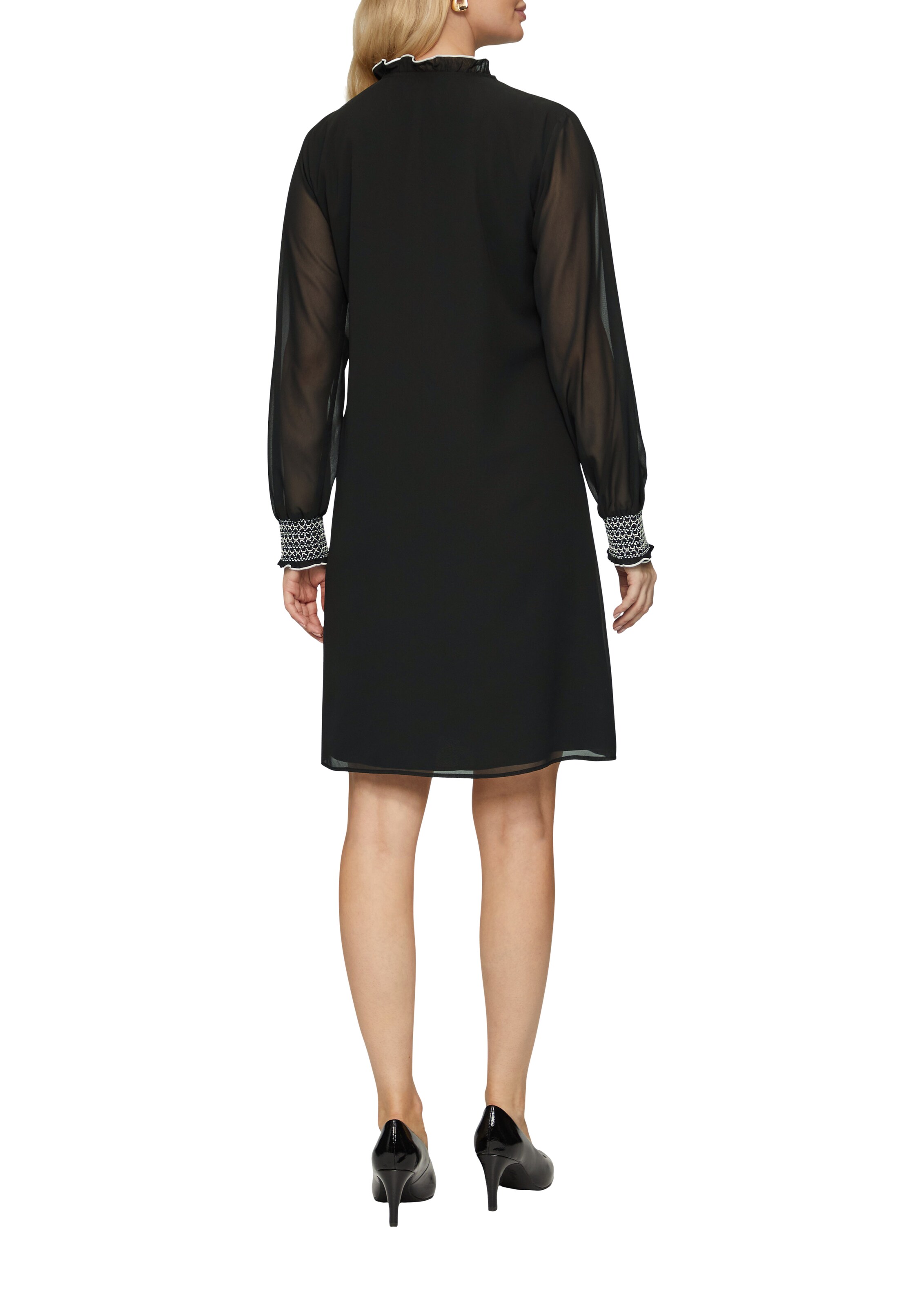 s.Oliver BLACK LABEL Kleid in Schwarz