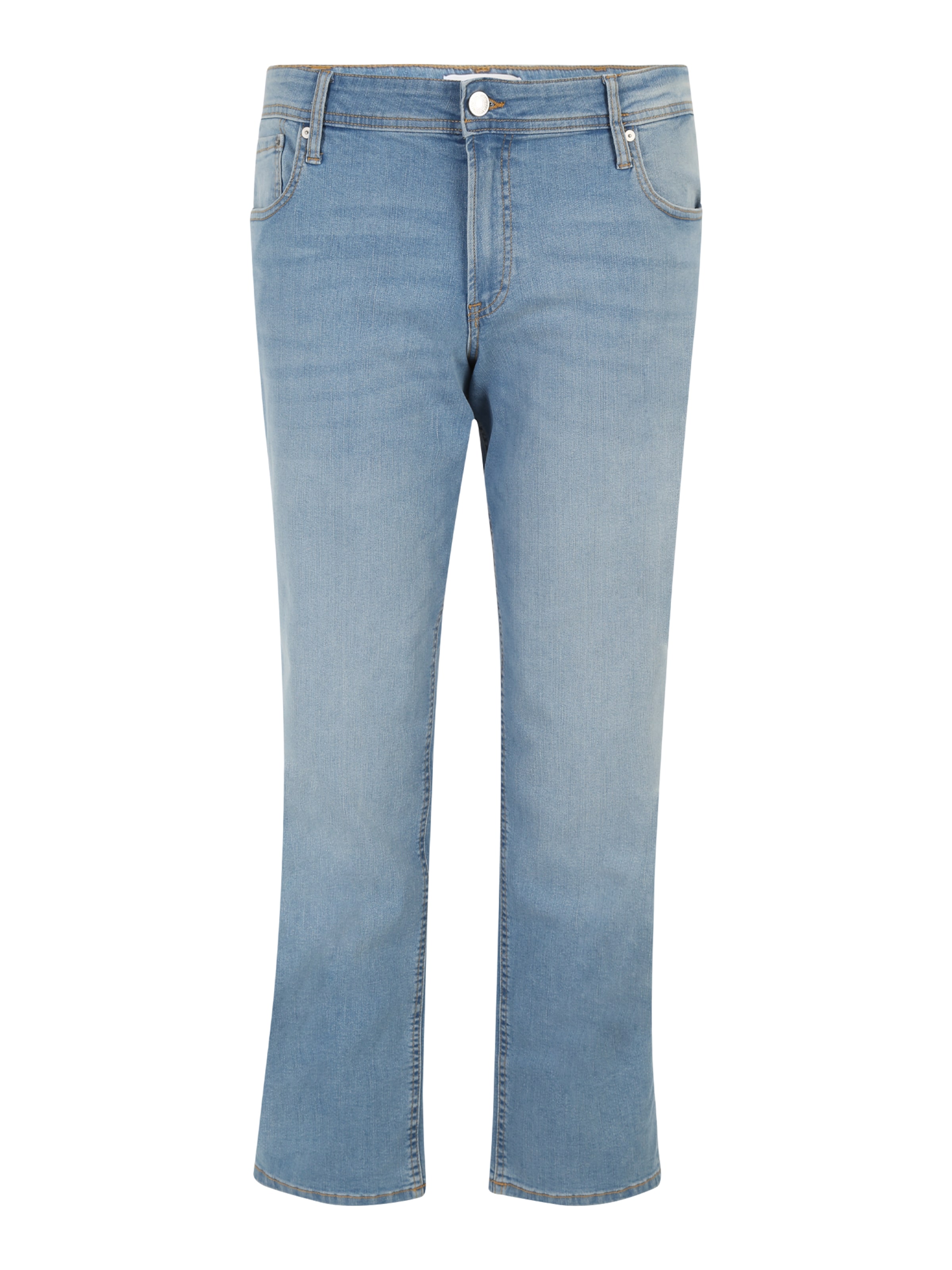 Tapered Jeans 'JJIMike JJOriginal' de la Jack & Jones Plus pe albastru: față