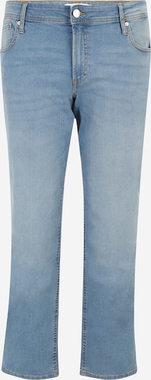 JACK & JONES Jeans 'Mike' i ljusblå / brun, Produktvy