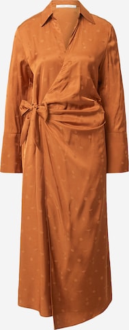Samsøe Samsøe Shirt Dress 'ROBERTA' in Brown: front