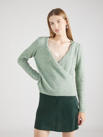 ABOUT YOU Sweater 'Thorina' in Green: front