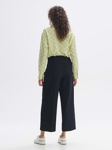 OPUS Wide leg Pleated Pants 'Misha' in Blue