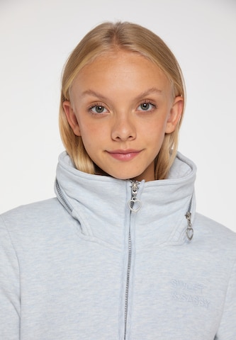 MYMO Sweatjacke in Blau