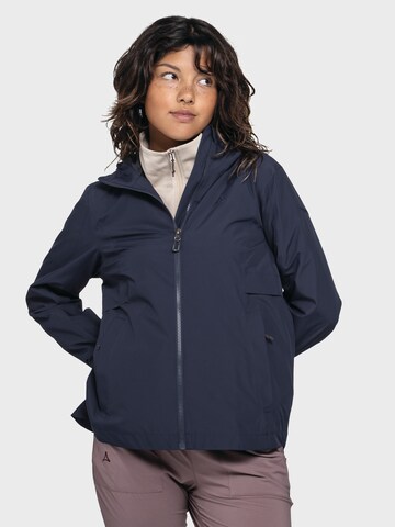 Veste outdoor 'Bohorok' Schöffel en bleu : devant