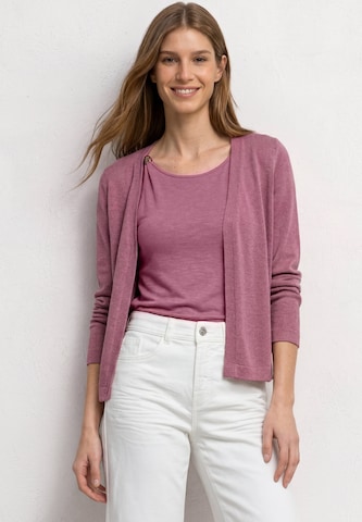 STREET ONE Strickjacke in Pink: Vorderseite