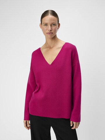 Pull-over OBJECT en rose : devant