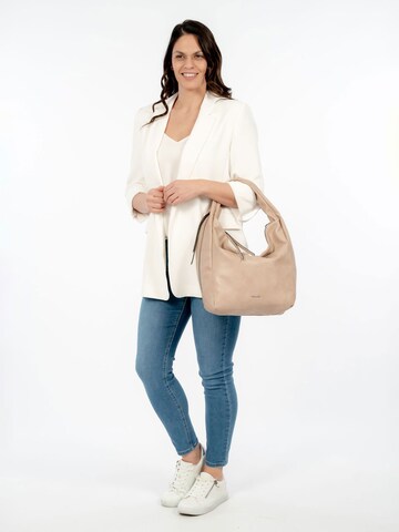 Borsa a sacco ' Liselotte ' di TAMARIS in beige: frontale