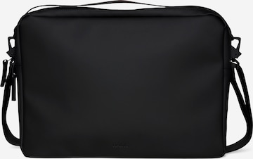RAINS Torba na laptopa w kolorze czarny: przód