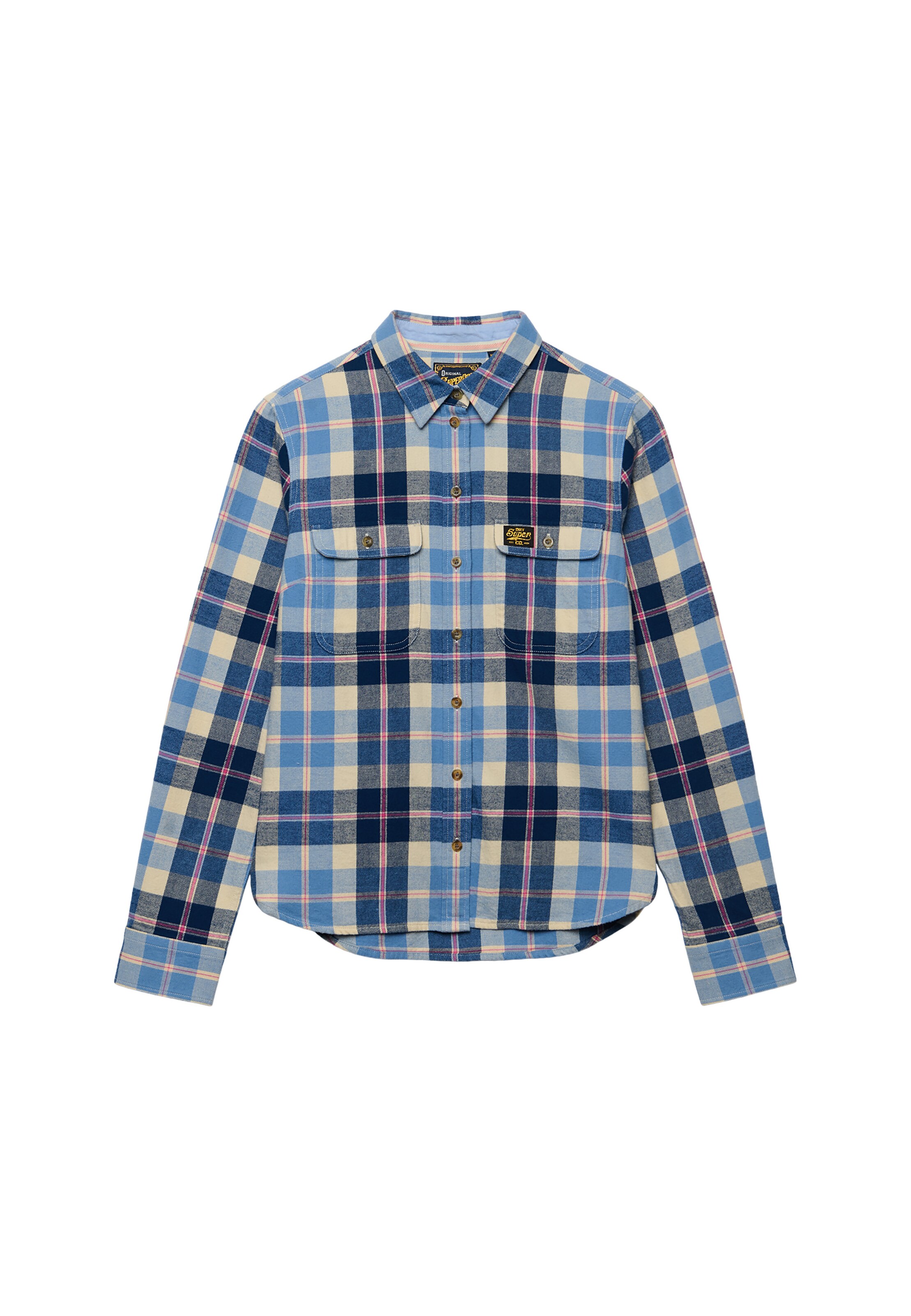 Chemisier Superdry & Co en bleu : devant