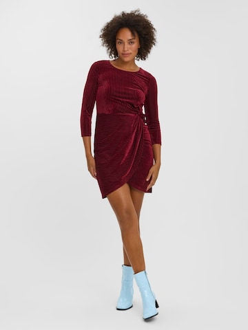 VERO MODA Jurk in Rood