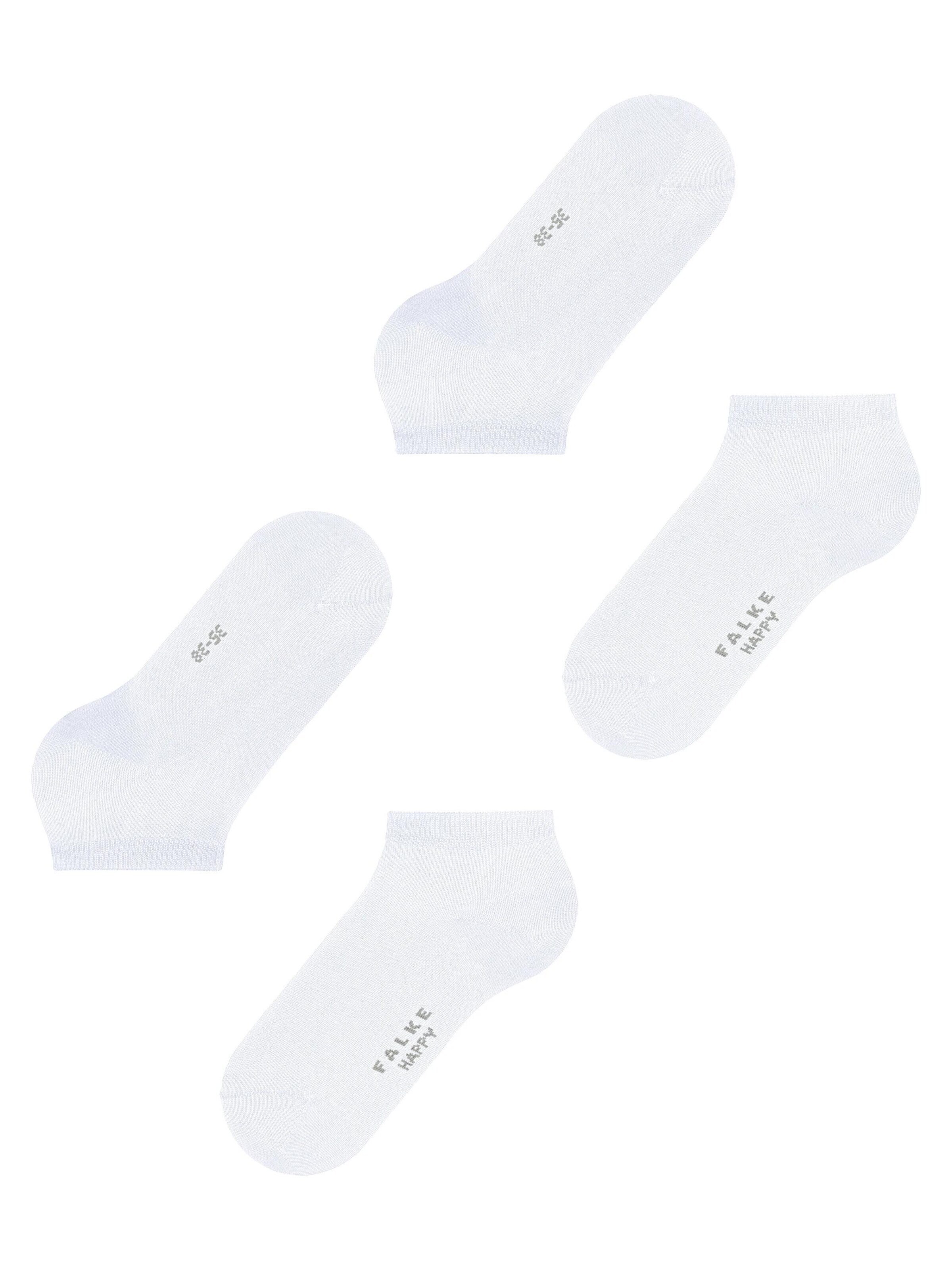 FALKE Füßlinge 'Happy 2-Pack'‌‌‌‌‌‌‌ in Weiß