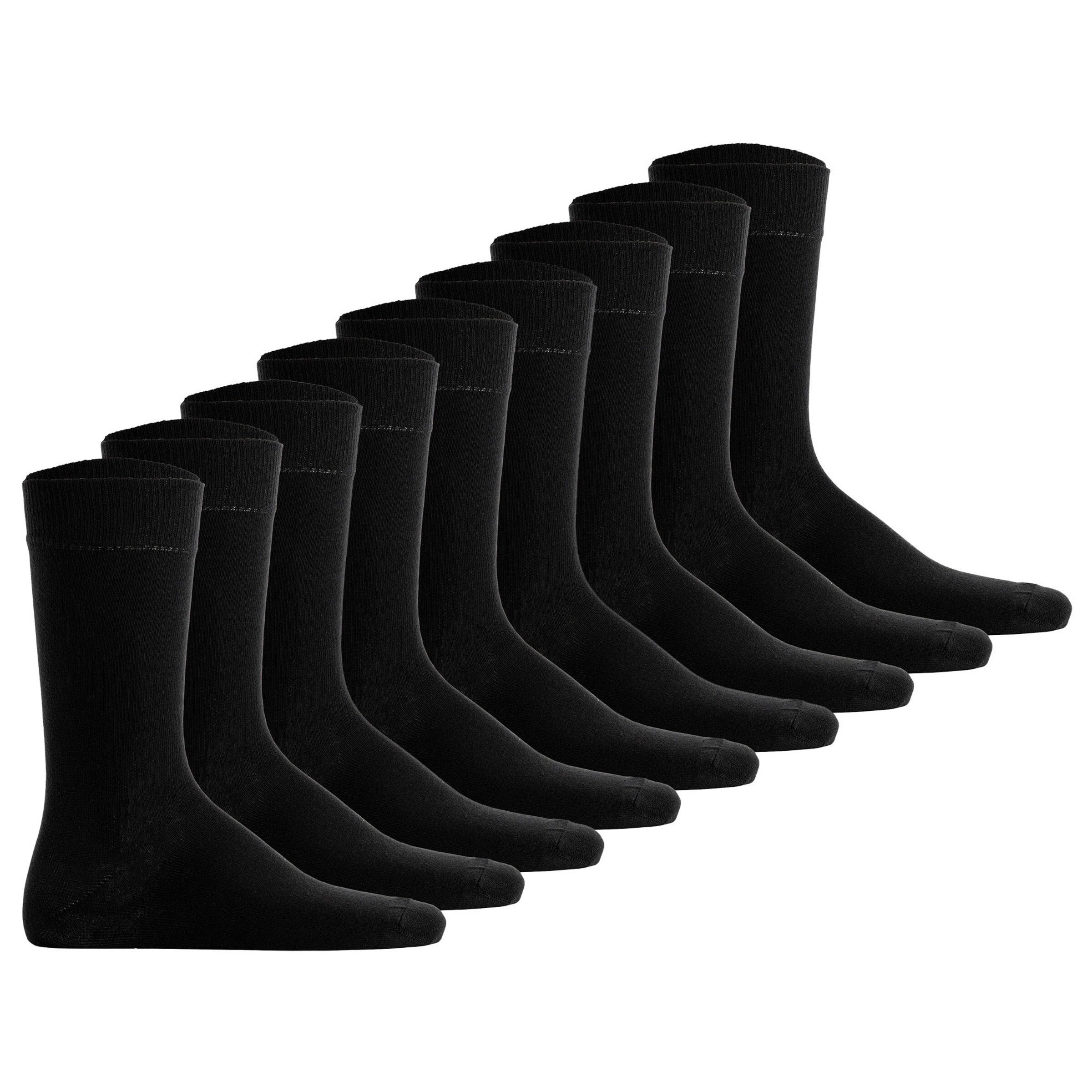 Hudson Socken in Schwarz: Vorderseite