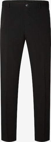 SELECTED HOMME Slim fit Pleated Pants 'Liam' in Black: front