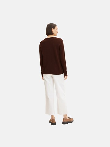 TOM TAILOR Pullover i brun