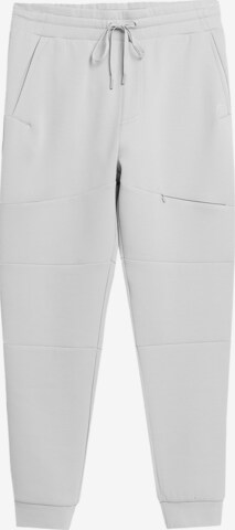 Effilé Pantalon de sport 4F en gris : devant