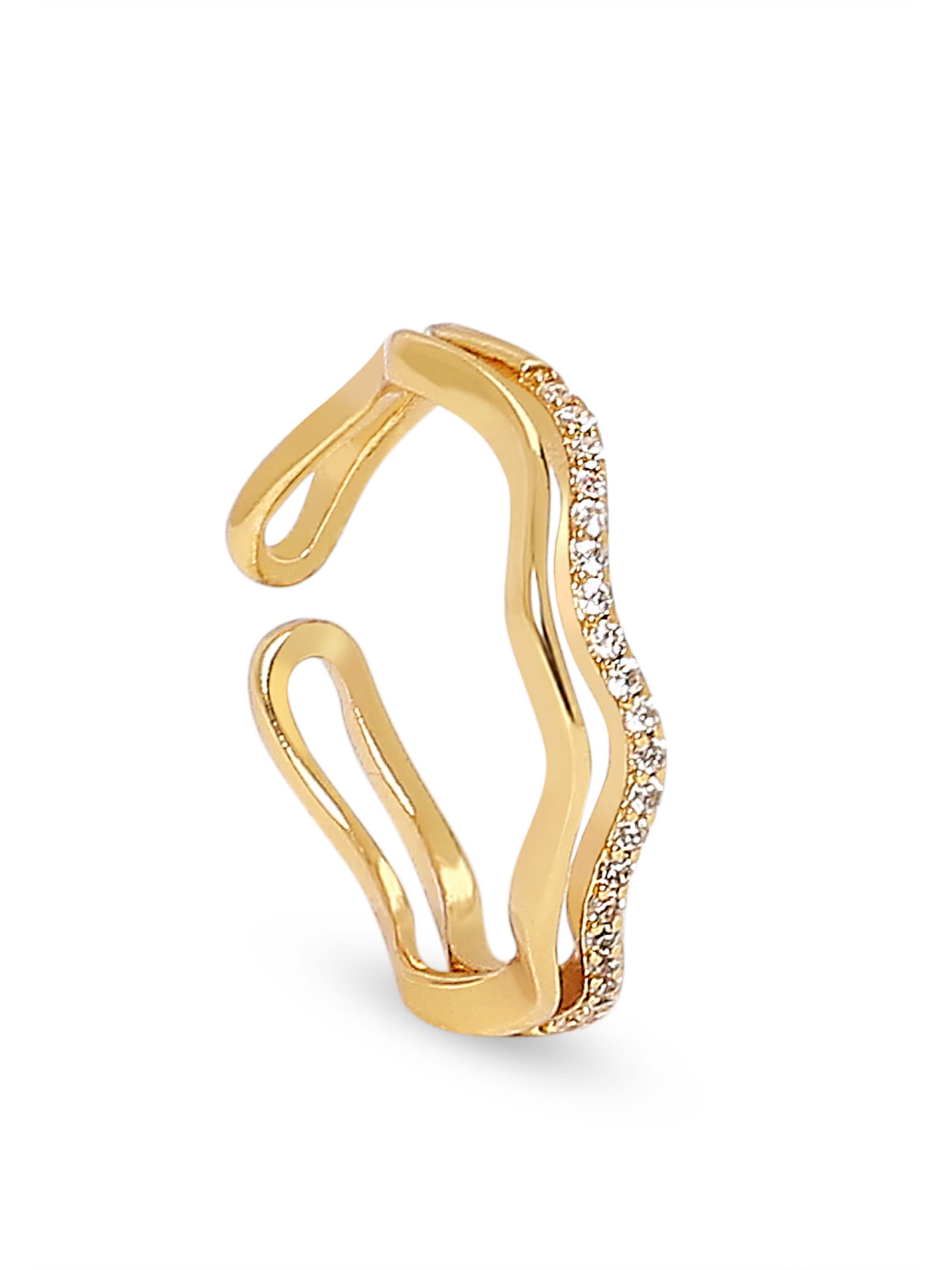 MISH Ring 'Eliana' in Gold: Vorderseite