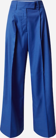 SECOND FEMALE Kalhoty se sklady v pase 'Junni' – modrá: přední strana