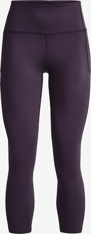 UNDER ARMOUR Skinny Workout Pants 'Meridian' in Purple: front